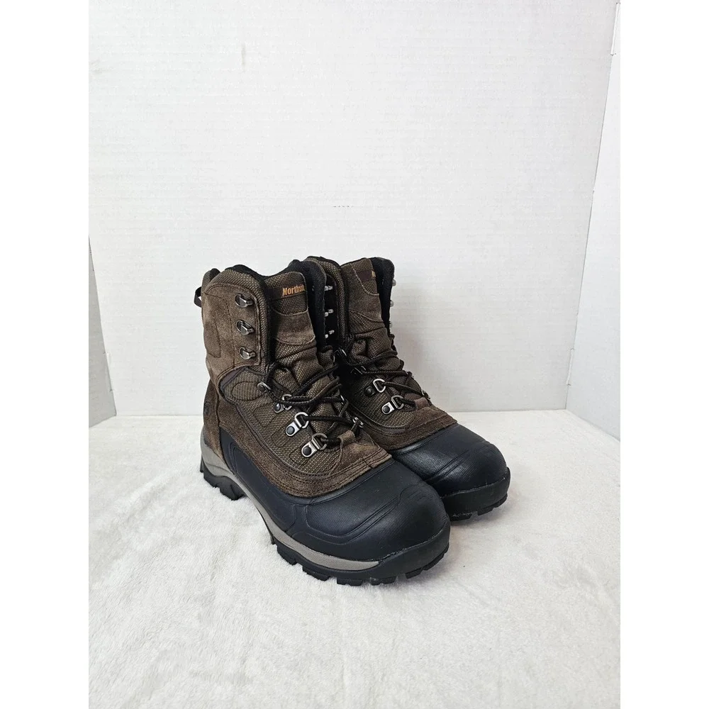 🖤NORTHSIDE BROWN SUEDE THINSULATE 600GRAM WATERPROOF HIKING WINTER MENS9 BOOTS